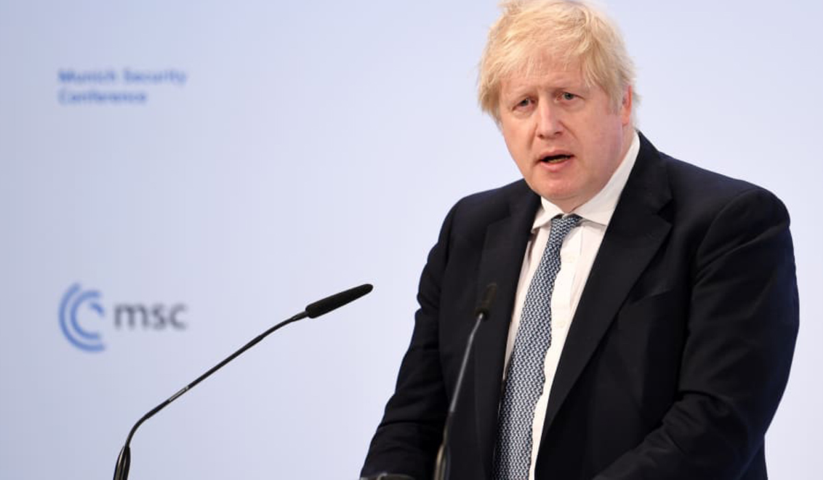 British Prime Minister Boris Johnson